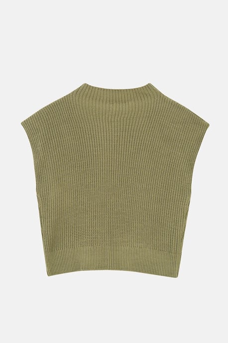 Half Turtleneck Knit Sweater - Image 6