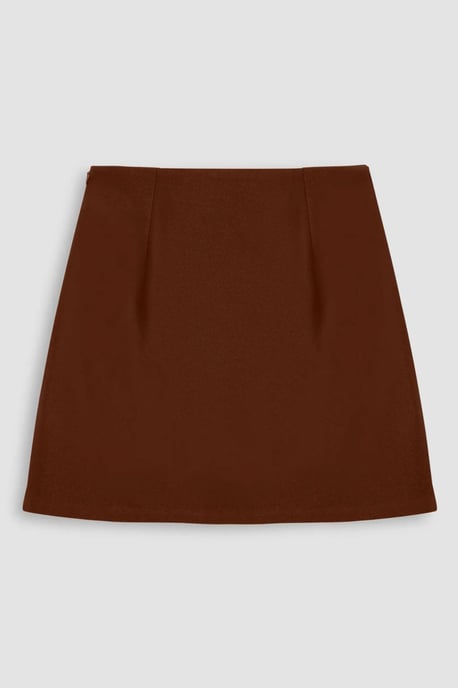 Hoge Taille Rok met Zijsplit - Image 3