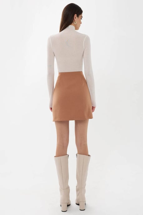 Hoge Taille Rok met Zijsplit - Image 5