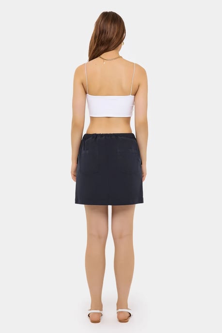 Cotton Low-Rise Cargo Skirt - Image 4