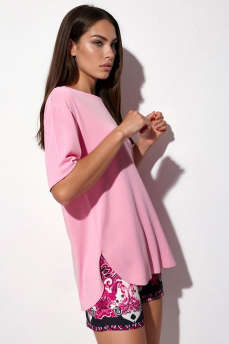 Losse Pasvorm Crew Neck T-shirt - Image 2