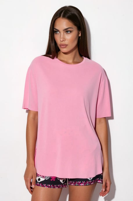 Losse Pasvorm Crew Neck T-shirt - Image 5