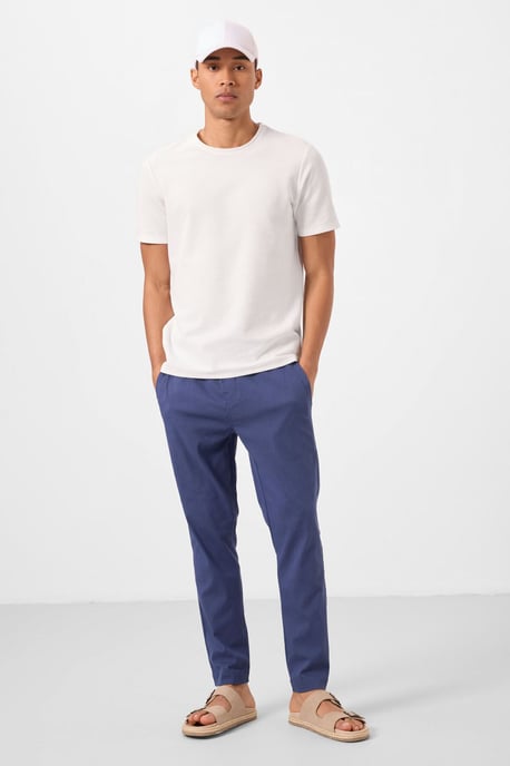 Heren Chino Broeken met Rechte Pijpen van Gabardine - Image 1
