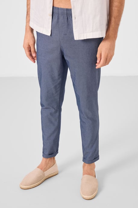 Heren Chino's met rechte pijpen van gabardine - Image 2