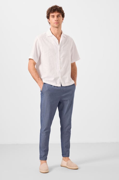 Heren Chino's met rechte pijpen van gabardine - Image 4