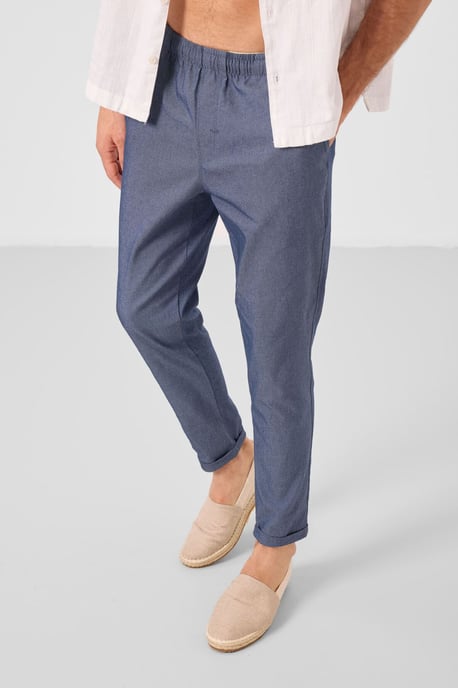 Heren Chino's met rechte pijpen van gabardine - Image 5