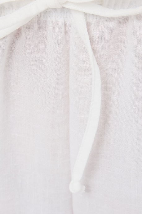 High-Waist Straight-Leg Trousers with Drawstring - Image 5