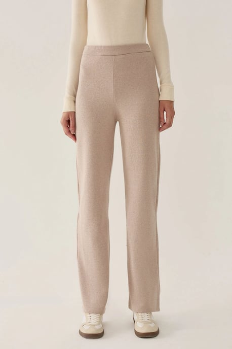 Elastic Waist Straight Leg Pants - Image 2