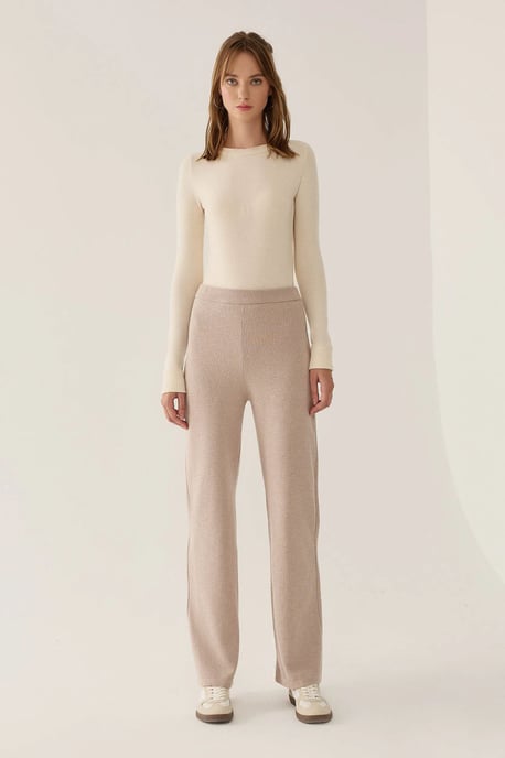 Elastic Waist Straight Leg Pants - Image 3