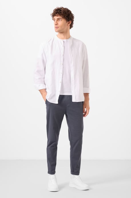 Heren Chino's met Rechte Pijpen van Gabardine - Image 4