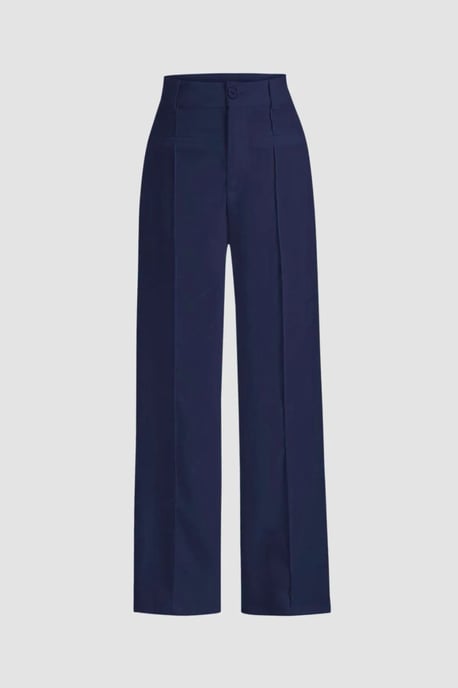 High Waist Straight Leg Pants - Image 1