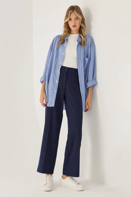 High Waist Straight Leg Pants - Image 4