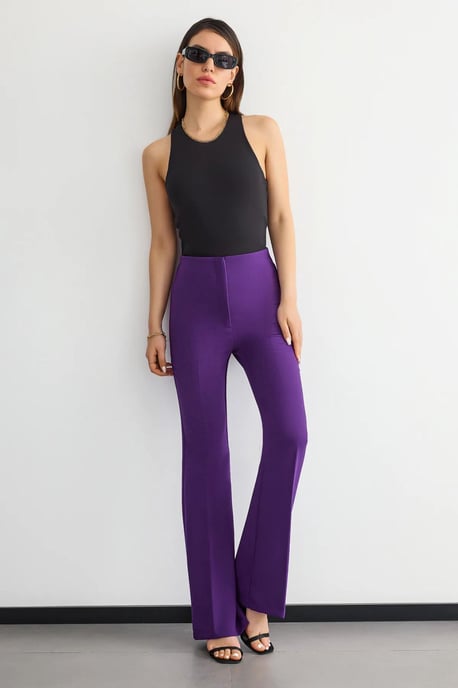 Hoge Taille Rechte Pijpen Broek - Image 3