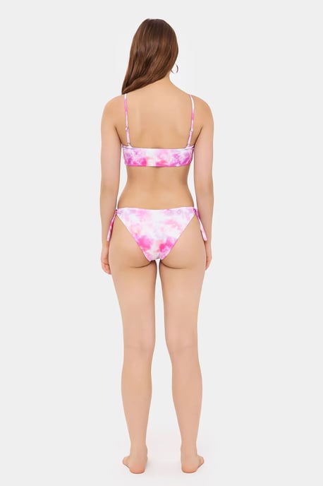 Tie Dye Bandeau Tiesides Bikini-set - Image 3