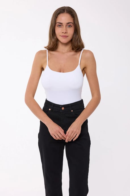 Basic Woven Spaghetti-Strap Body - Image 3