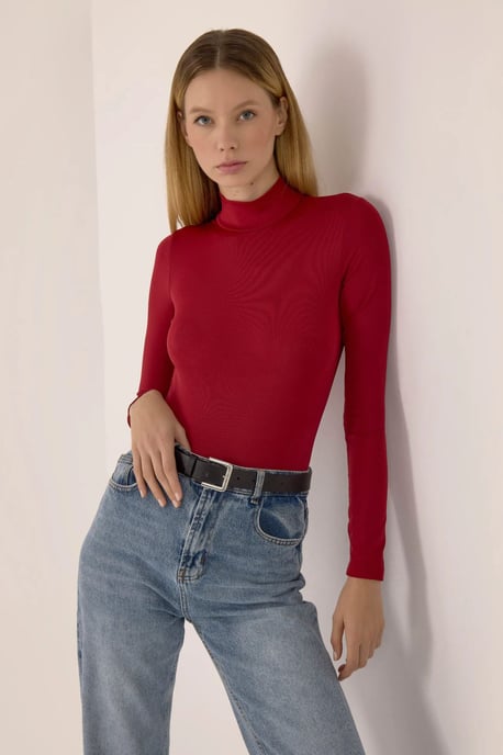 Basic Long Sleeve Bodysuit - Image 1
