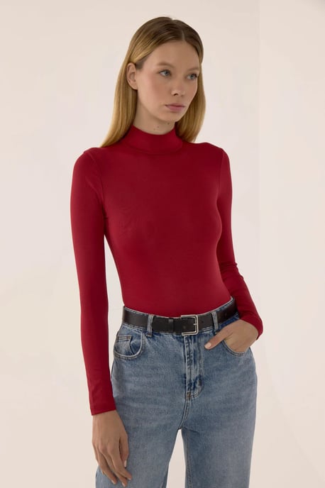 Basic Long Sleeve Bodysuit - Image 4
