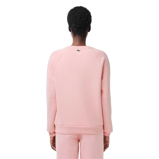 Lacoste Dames/Dames Geborduurd Logo Relaxed Fit Sweatshirt (Roze) - Image 2