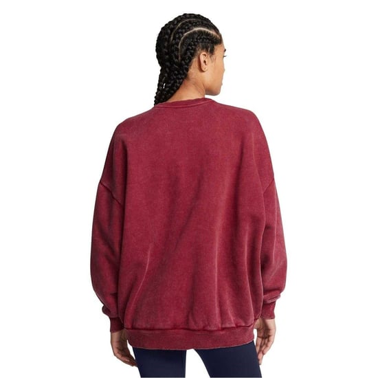 Under Armour Unisex Adult Crew Neck Oversized Sweatshirt (Rood) - Image 4