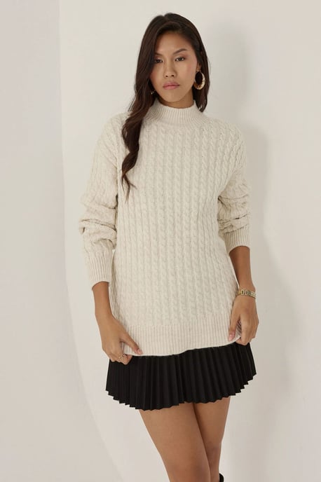 Hair Braid Knit Sweater - Image 4