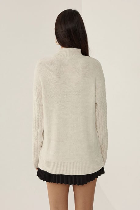 Hair Braid Knit Sweater - Image 5