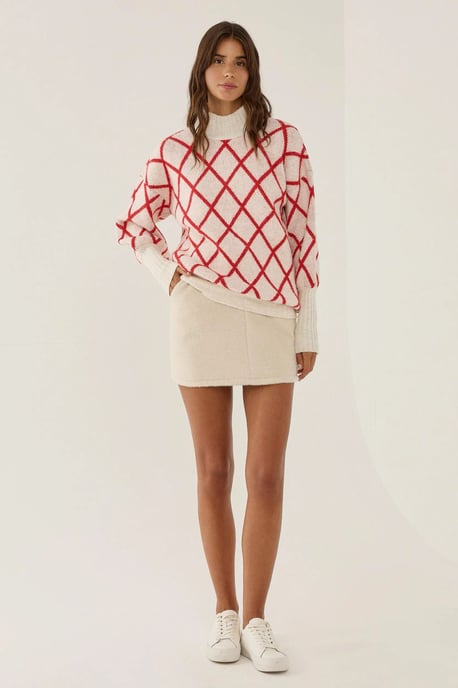 Jacquard Knit Sweater - Image 2