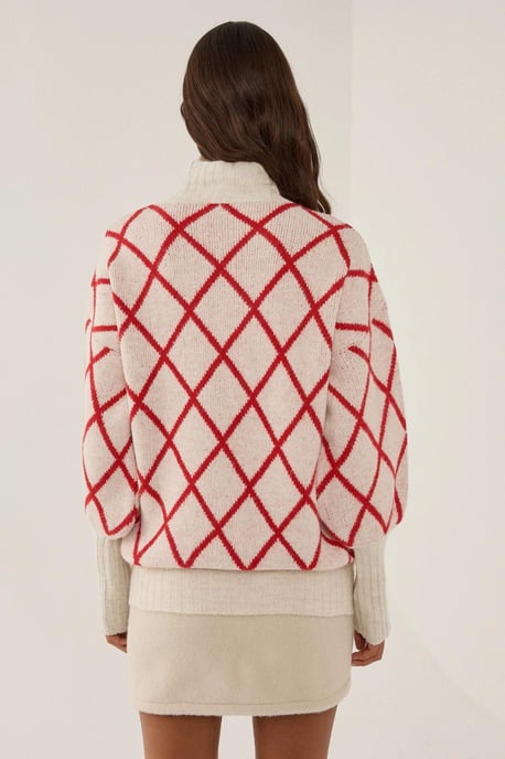 Jacquard Knit Sweater - Image 4