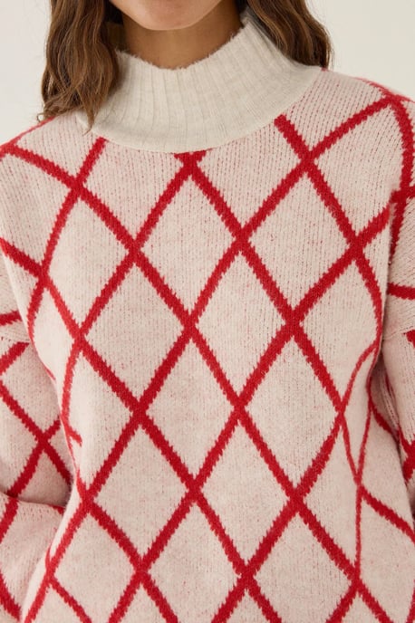 Jacquard Knit Sweater - Image 5