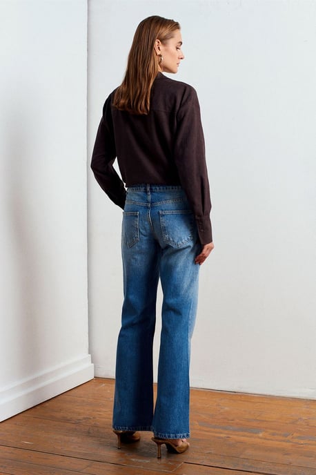Lage Taille Flared Jeans - Image 2