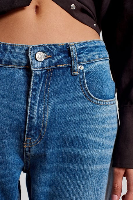 Lage Taille Flared Jeans - Image 4
