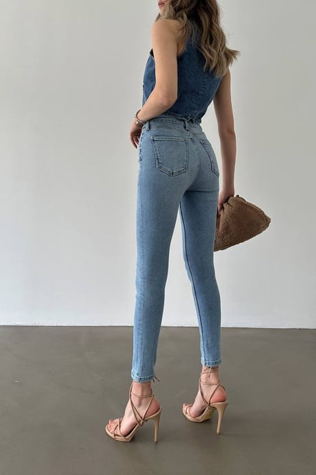High Waist Skinny Jeans - Image 5