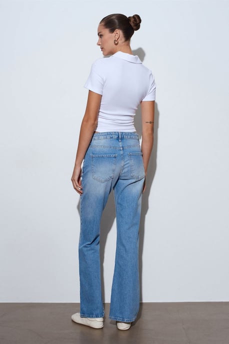 Lage taille Bootcut Denim Jeans - Image 2