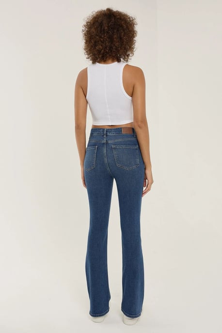 Normal Waist Flare Jeans - Image 5