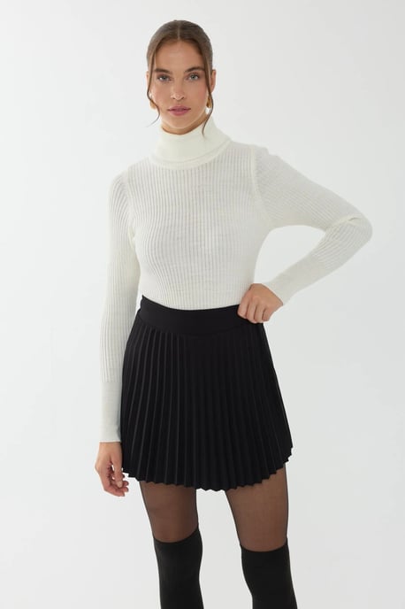 Slim Fit Turtleneck Sweater - Image 1