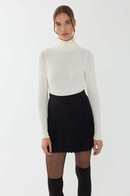 Slim Fit Turtleneck Sweater - Image 2