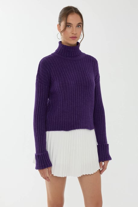 Turtleneck Regular Fit Sweater - Image 2