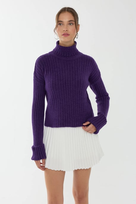Turtleneck Regular Fit Sweater - Image 3