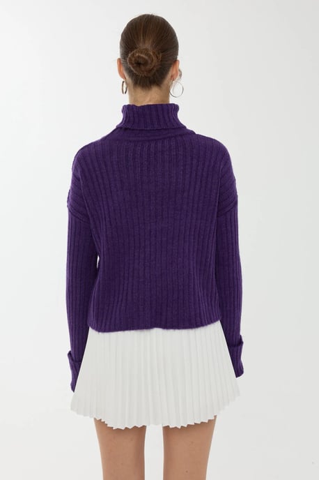 Turtleneck Regular Fit Sweater - Image 4