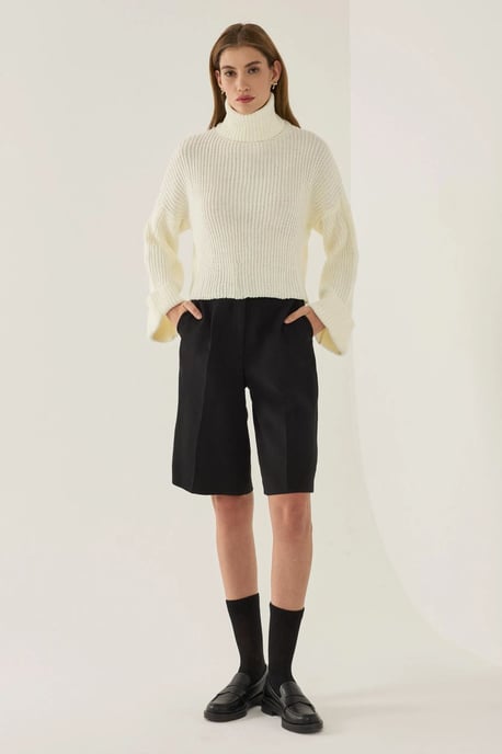 Oversized High-Neck Sweater - Image 2