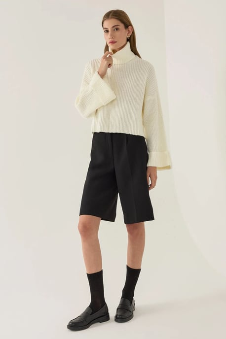 Oversized High-Neck Sweater - Image 3