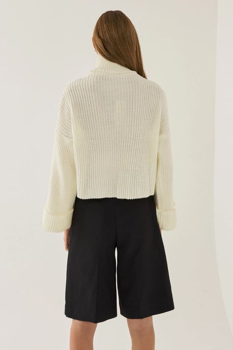 Oversized High-Neck Sweater - Image 4