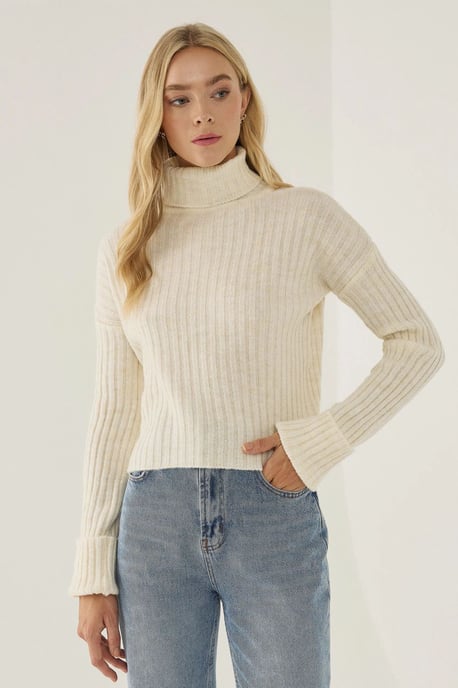 Turtleneck Regular Fit Sweater - Image 1