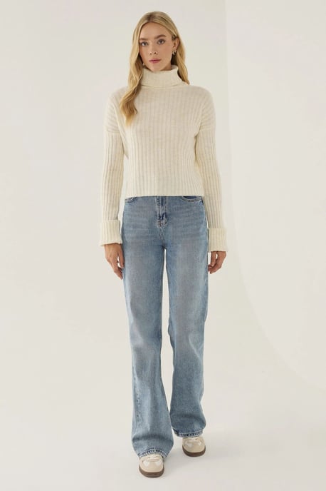 Turtleneck Regular Fit Sweater - Image 2