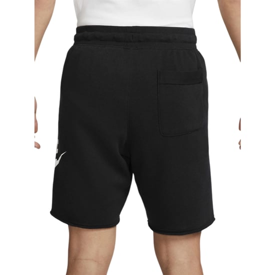 Nike Heren Club Aluin Korte Broek (Zwart, Wit) - Image 2