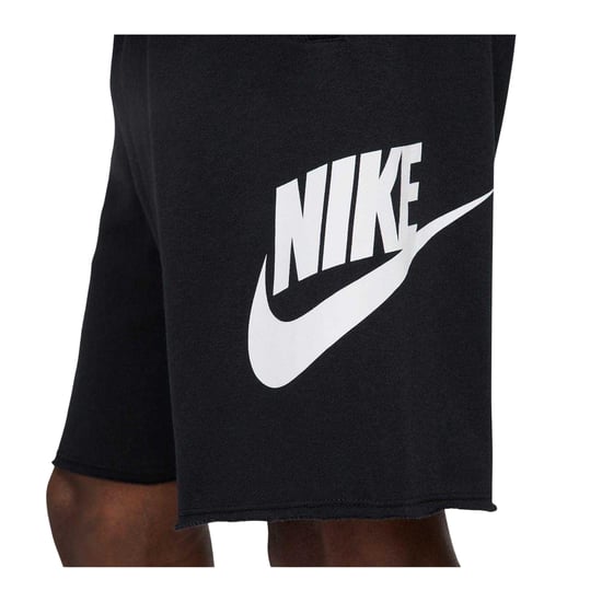 Nike Heren Club Aluin Korte Broek (Zwart, Wit) - Image 3