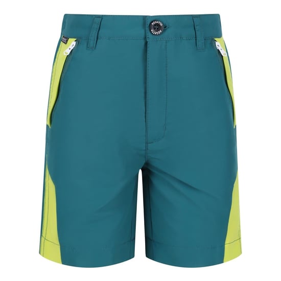 Regatta Kinderen/Kinderen Sorcer Colour Block Shorts (Pacific groen/helder kiwi) - Image 2