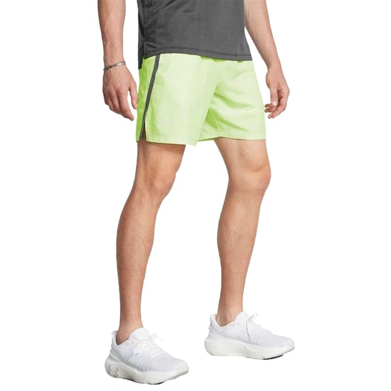 Under Armour Heren Launch 2 in 1 Hardloopshort (Groen) - Image 4