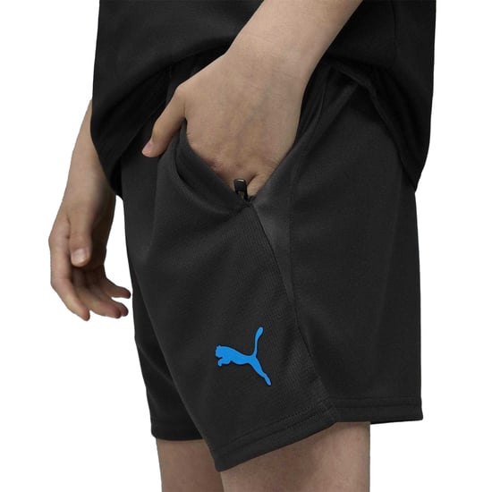Puma Barn/Kids Cup Shorts (SVART/BLÅ) - Image 4