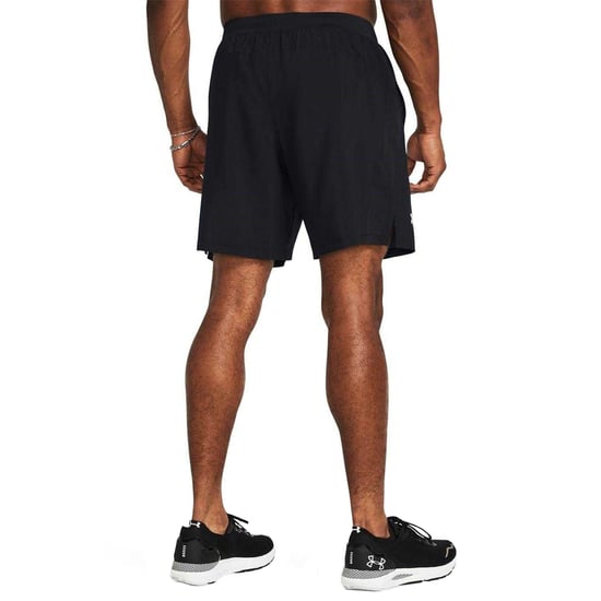 Under Armour Heren Launch 2 in 1 Hardloopshort (Zwart) - Image 3