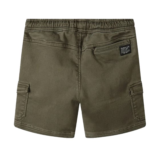 Minoti Gebreide Cargo Shorts Jongens (Kaki Groen) - Image 3